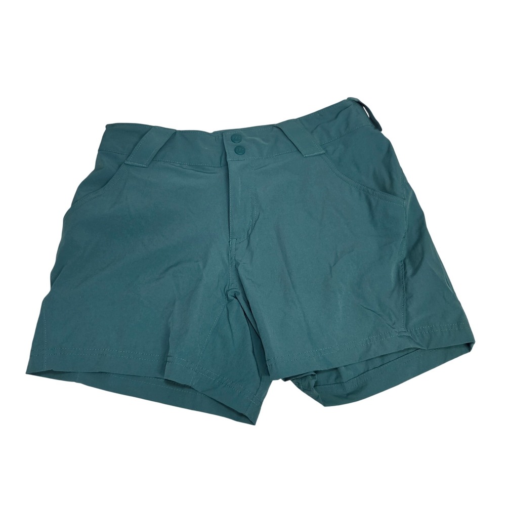 Columbia‎ PFG Shorts Green Womens 8 Performance Fishing Gear FL0112